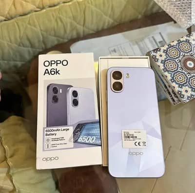 OPPO A6k for sale just 13 days used 8/128gb