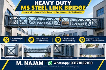 Heavy Duty MS Steel Link Bridge DM FOR PRICE