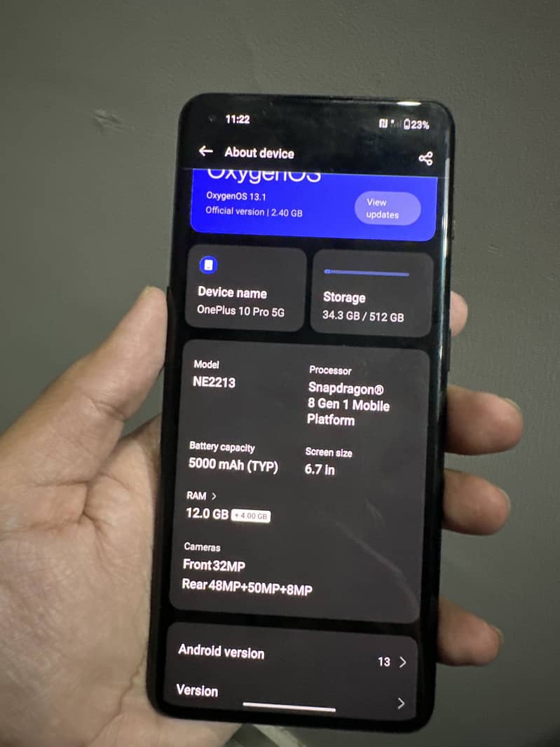 One Plus 10 Pro 5