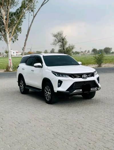 Toyota Fortuner Legender 2023 For Rent With Driver Gujranwala