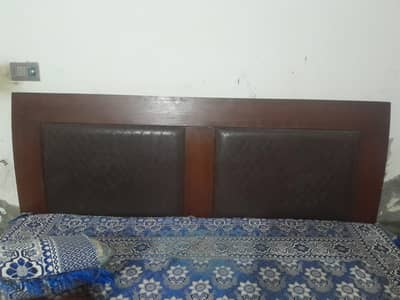 bed and two side tables