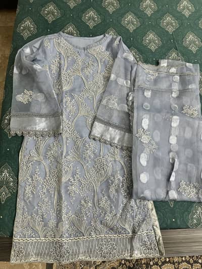 Organza kurta dopata