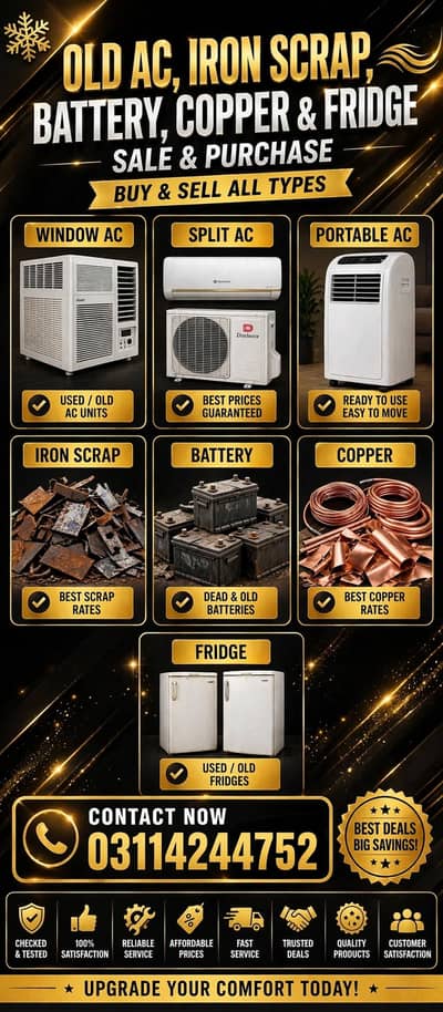 old Ac battery copperAll type purchased