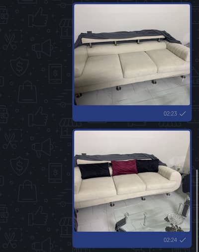 7 seater sofa set with table