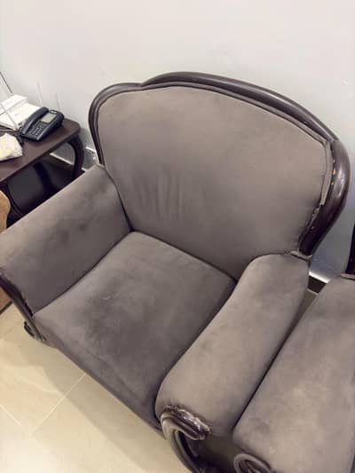 pure wooden sofa set