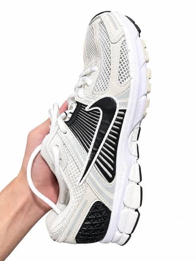 Premium White & Black Nike Style Sneakers for Man