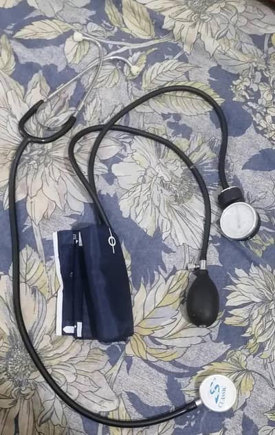Blood pressure machine and stethoscope