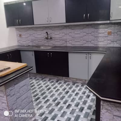 four bed dd first floor portion for rent in johar