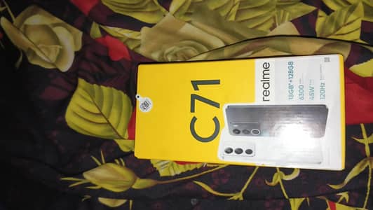 Realme C71 rem6gb+8 rom 128gb 6300mah 2 month warranty