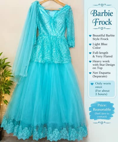Barbie frock for sell