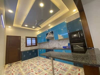 Portion For sale 1st Floor 3 Bed DD  150 square yards Gulshan Iqbal block 1 West open Demand 2 Caror *Code(16777)*
