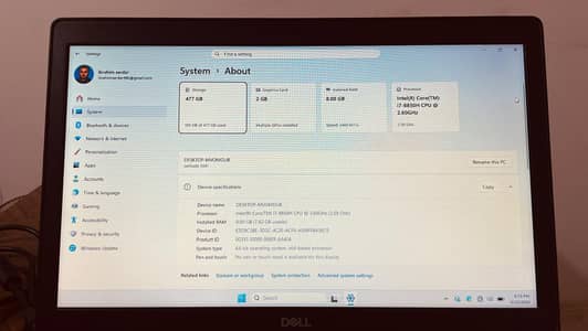 Delllatitude 5591 Hprocessor no: 03162755652