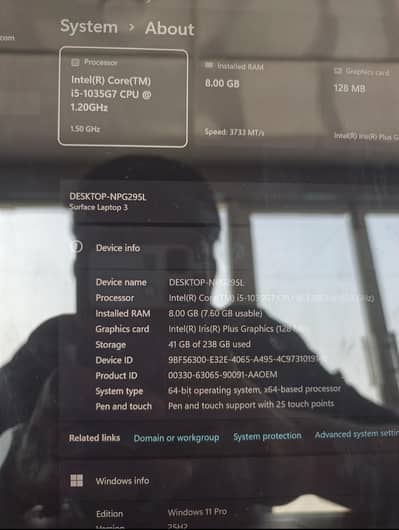 Microsoft Surface Laptop 3 — Touch Screen