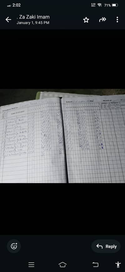 Data entry