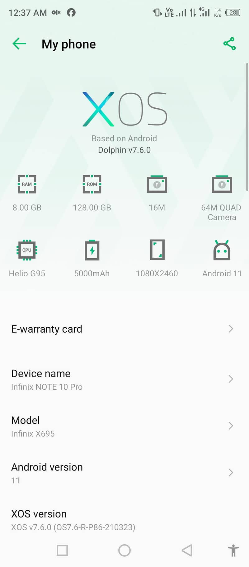 Infinix Note 10 Pro 8/128 8