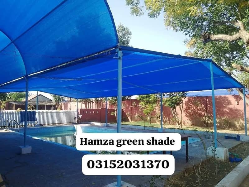 green net shade railing parday 3