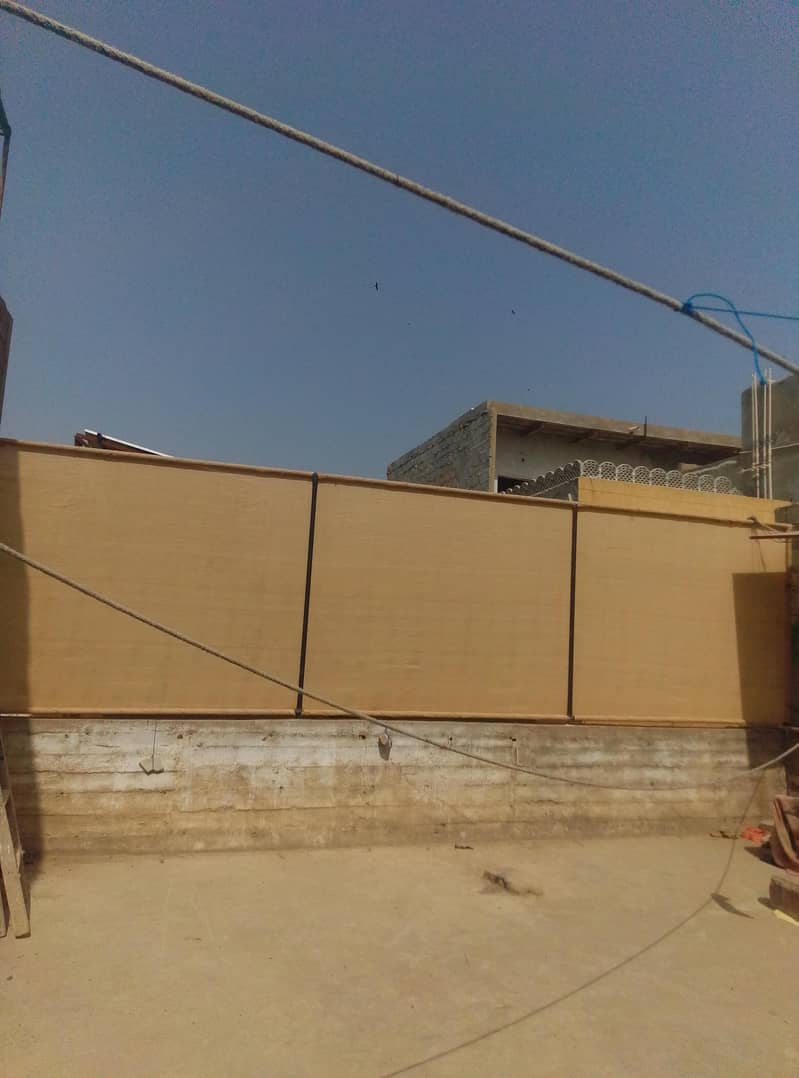 green net shade railing parday 14