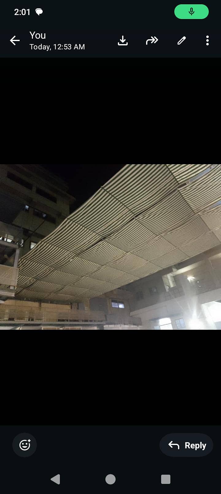 green net shade railing parday 16