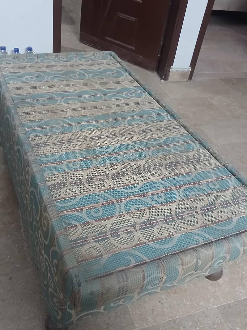 Two seater sofa and table 2