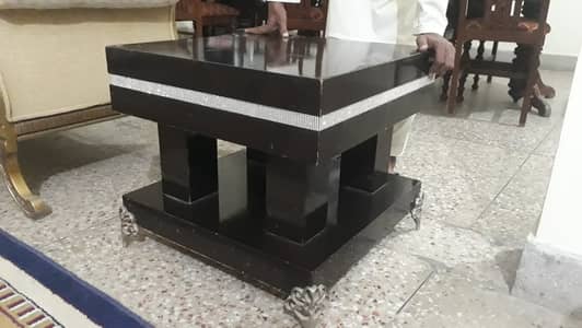 2 Black Side Tables