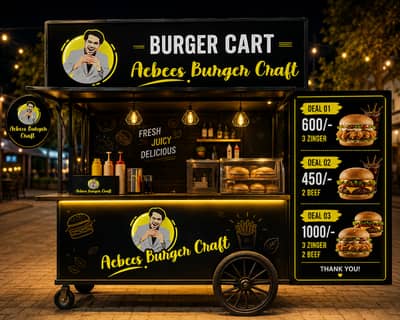 urgent base on burger cart