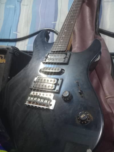 YAMAHA ERC 121C Electric Guitar + amplifier and Leather bag Original