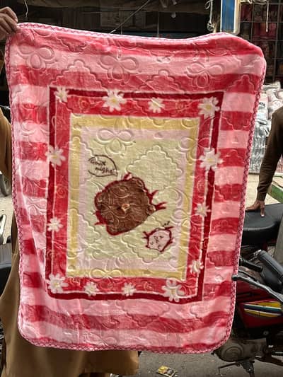 Baby Blanket Single Multi Rendom Colour Whatapp 0324-4710769