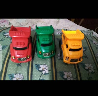 used cars and bottle and lunch box