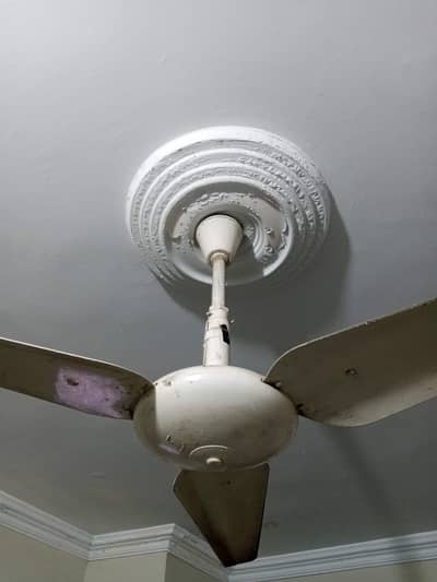 Old heavy ceiling fan, pure copper
