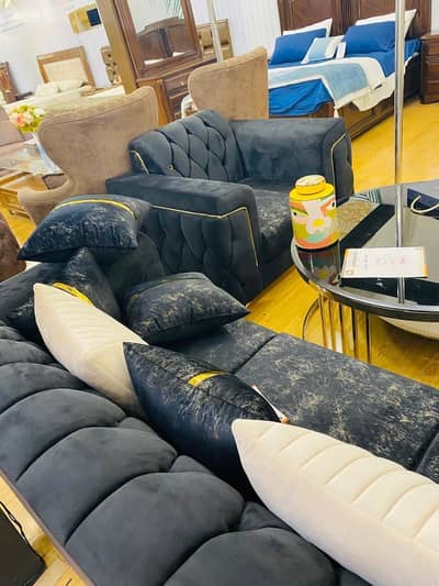 Brand New Premium Sofa Set with 2 Tables – 1, 2 & 3 Seater
