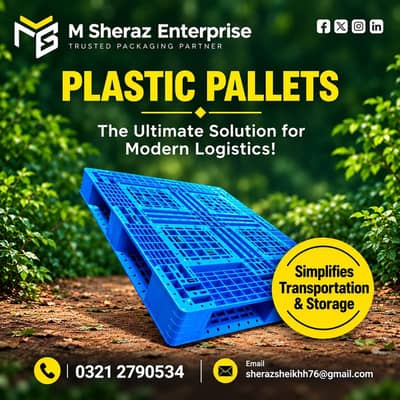 Plastic pallets / Heavy duty pallets / Wooden Industrial new pallets