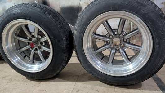 Watanabe Rims 15 inches 8.5 JJ - 4 Nuts Multi PCD