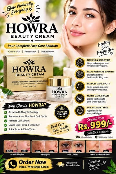HOWRA Beauty Cream – Face Cream for Daily Skincare
