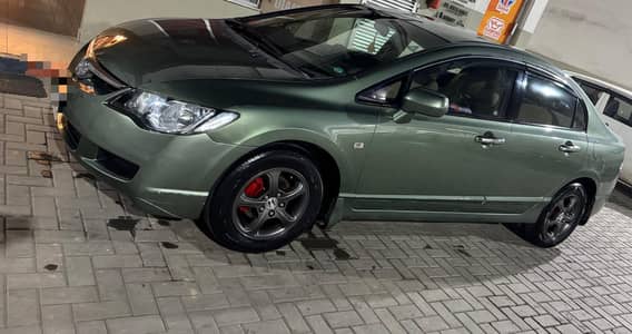 Honda Civic Prosmetic 2007 olive Green totaly genuine condition