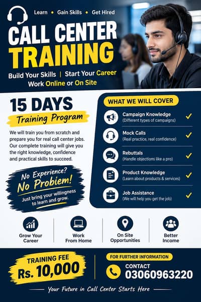 Call center training program