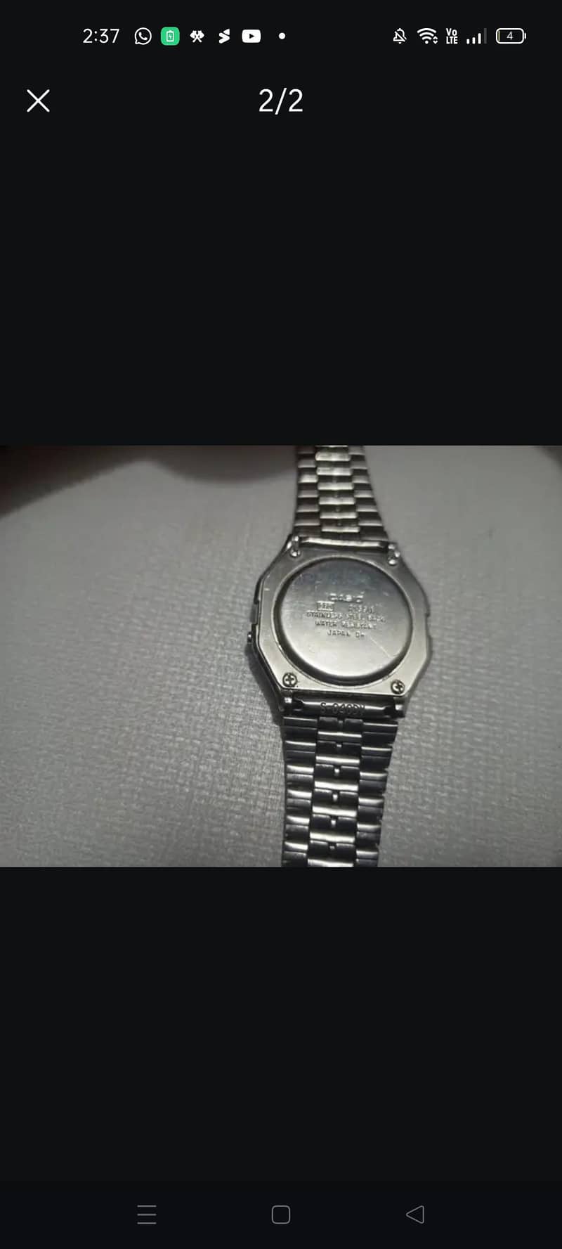Casio watch 1