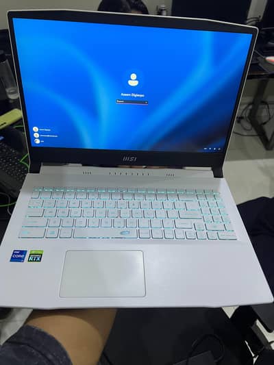 MSI SWORD 15 A12UE WHITE  | I7 12TH GENERATION | RTX 3060 6GB | 16GB