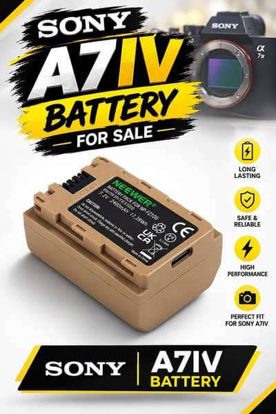 Sony A7iv battery C-type
