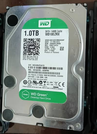 1TB WD Hardrive 64MB Speeder for sell Rs. 3000