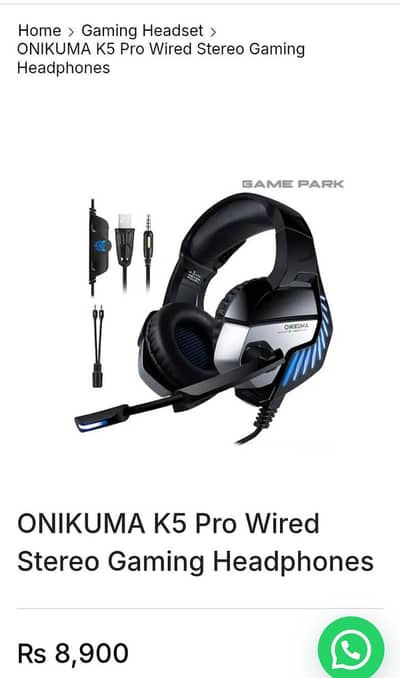 Gaming headset for sale 0320//62//85//321/