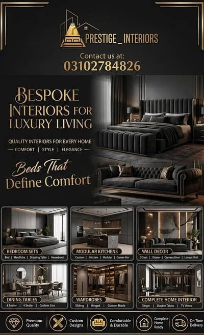 Bed Wardrobe Dressing All New  Items Are Available On Installment
