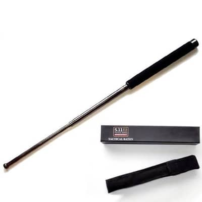 Self Defence Stainless Steel Stick – Black