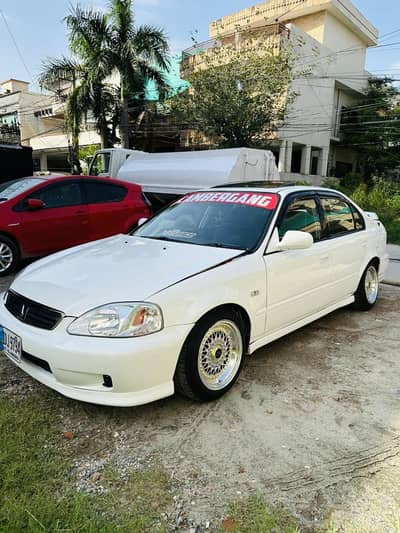Honda Civic VTi Oriel Prosmatec 1999 fully optional Islambad number