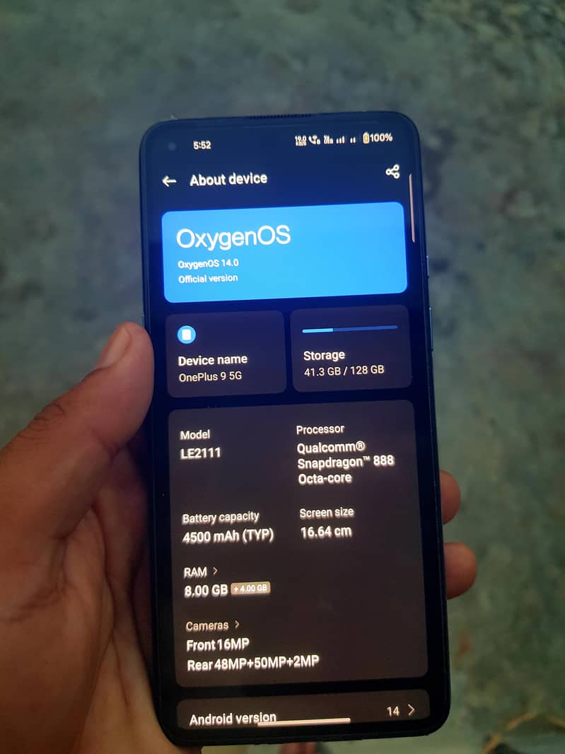 One plus 9 5g 4