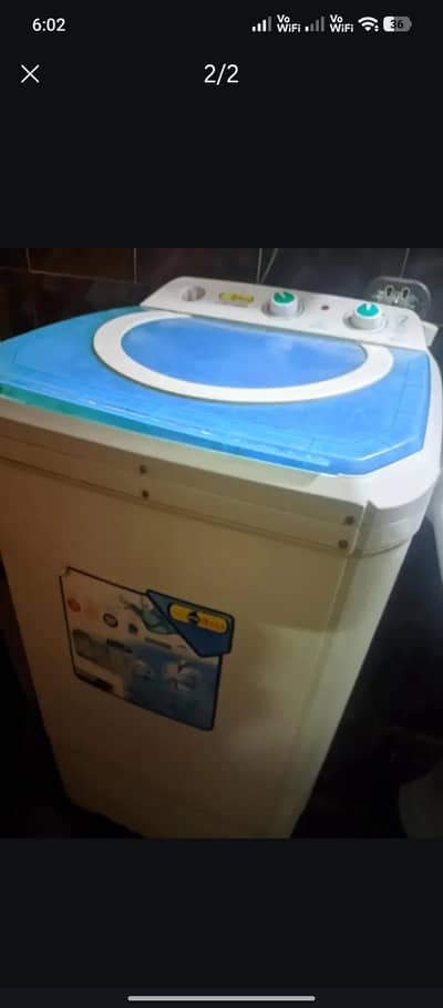 single tub only one year used