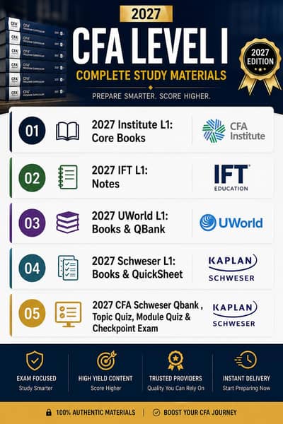 CFA CMA CIA FRM CPA CAIA CISA EA 2027-26 Books Mcqs Available