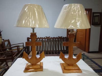 wooden lamps