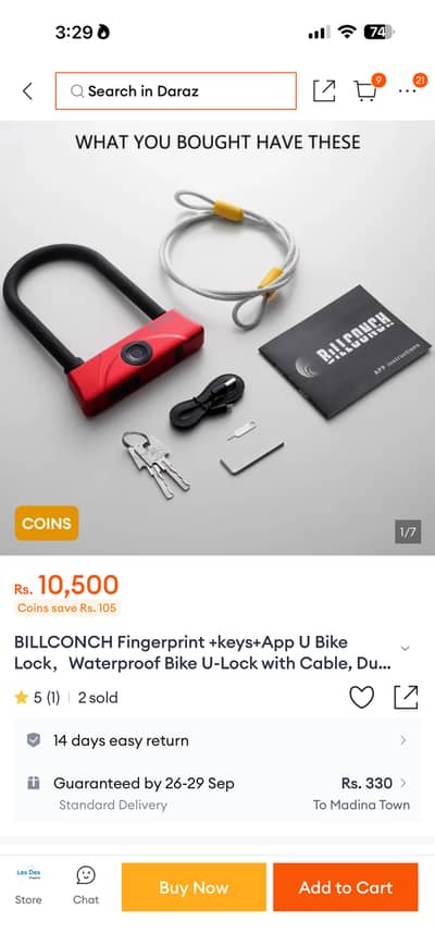 Imported lock fingerprint sensor daraz par iski price 10500 ishar 10k