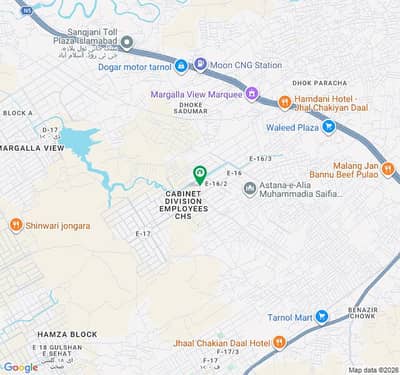 1 Kanal Residential Plot for Sale in E-16/2