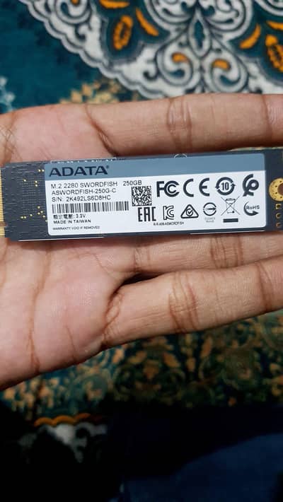 M. 2 NVMe 2280 ADATA 256Gb Gen3x4 with Box